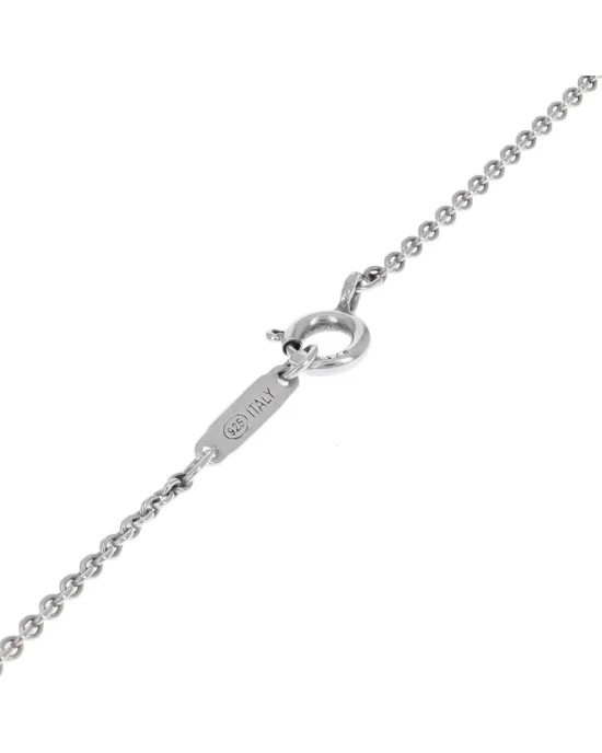 1837 Double Cross Necklace in Sterling Silver - Image 2