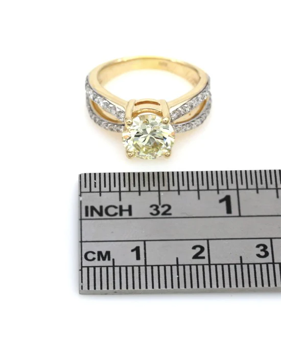 2.60ct Round Brilliant Cut Diamond Solitaire Ring - Image 3