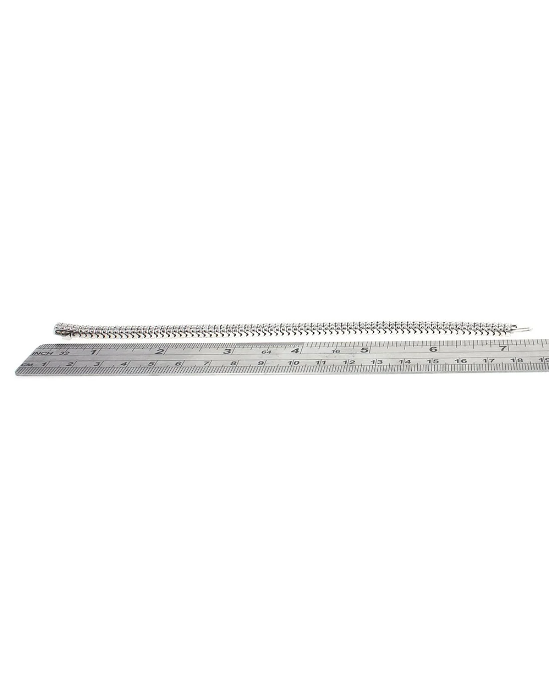 3 Row Diamond Pave Bracelet - Image 3