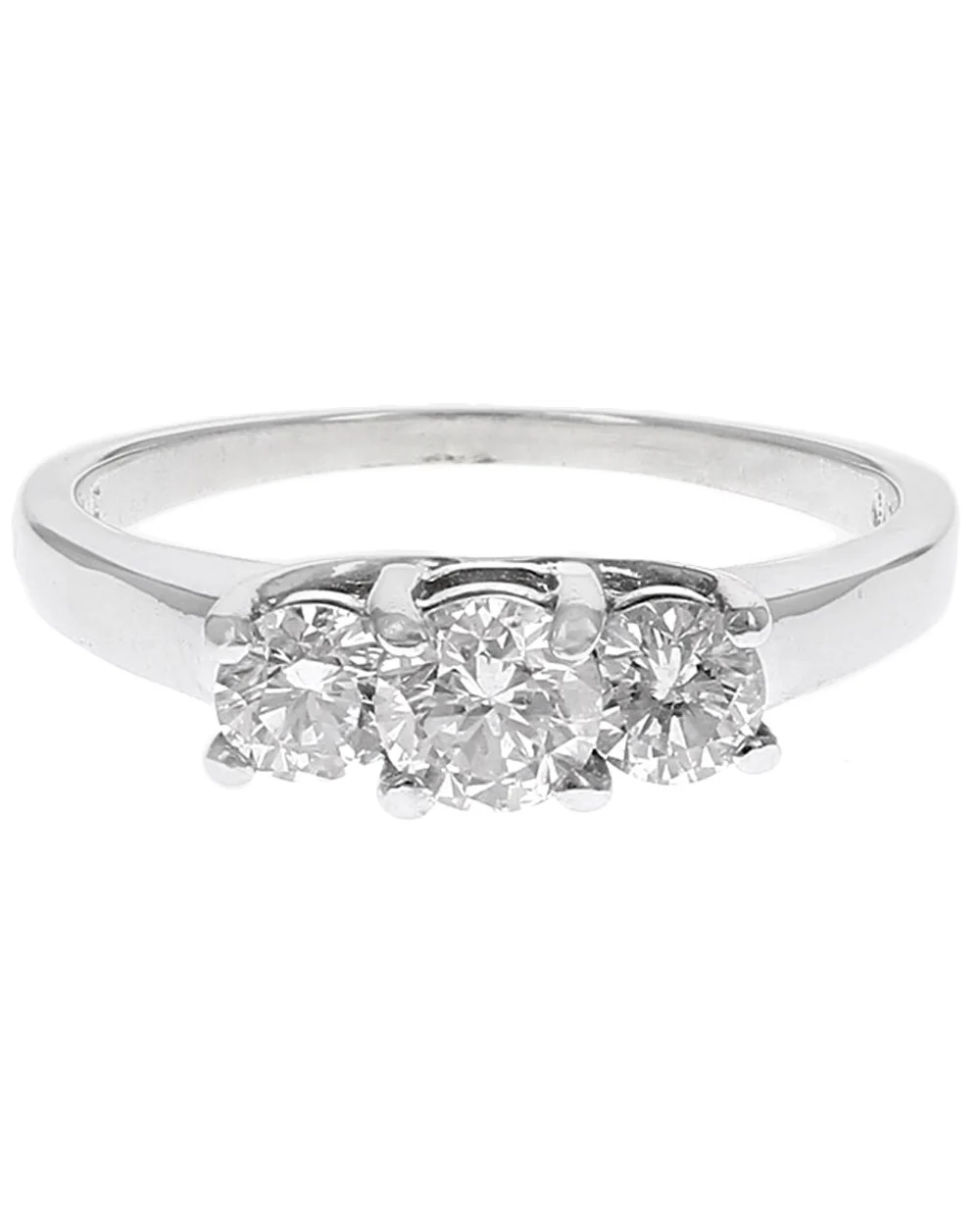 3 Stone Past, Present, Future Diamond Ring - Image 2