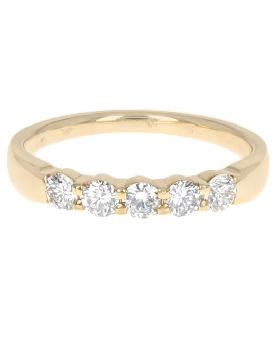 5 Stone Diamond Ring in Gold - Image 2