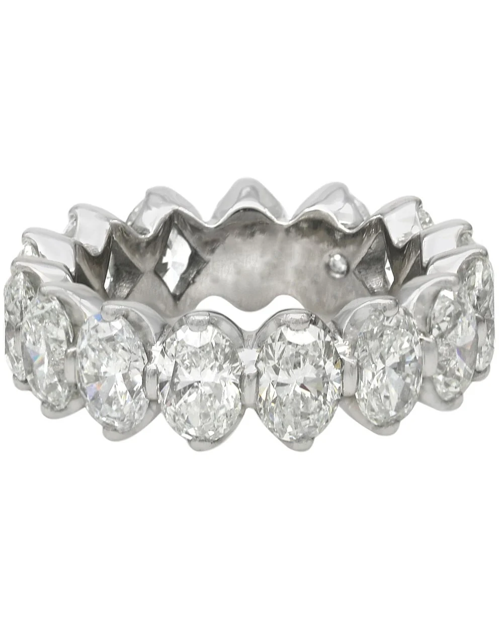 6.00ctw Oval Cut Diamond Eternity Ring in Platinum - Image 2