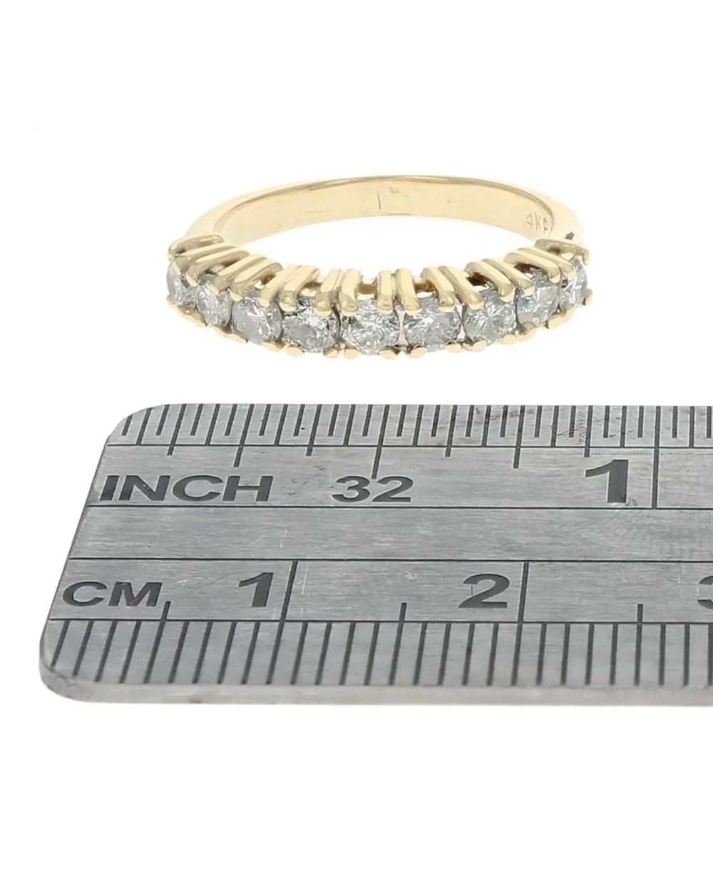 9 Stone Diamond Ring in Gold - Image 3