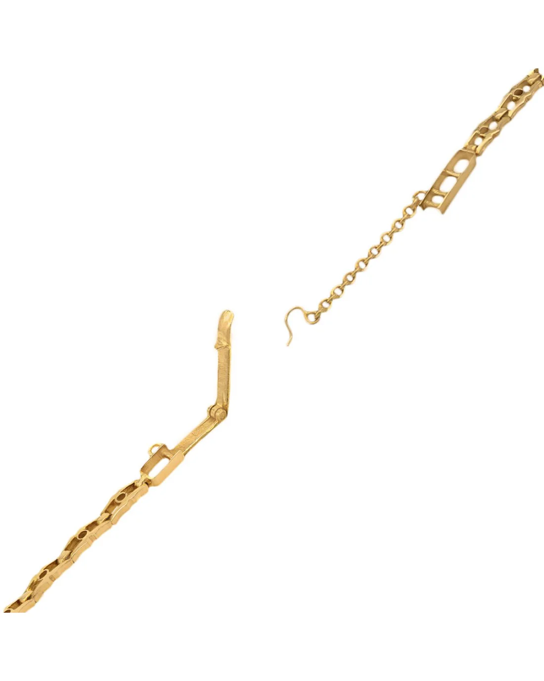 Alternating Green Jadeite and Diamond Mariner Link Bracelet - Image 2