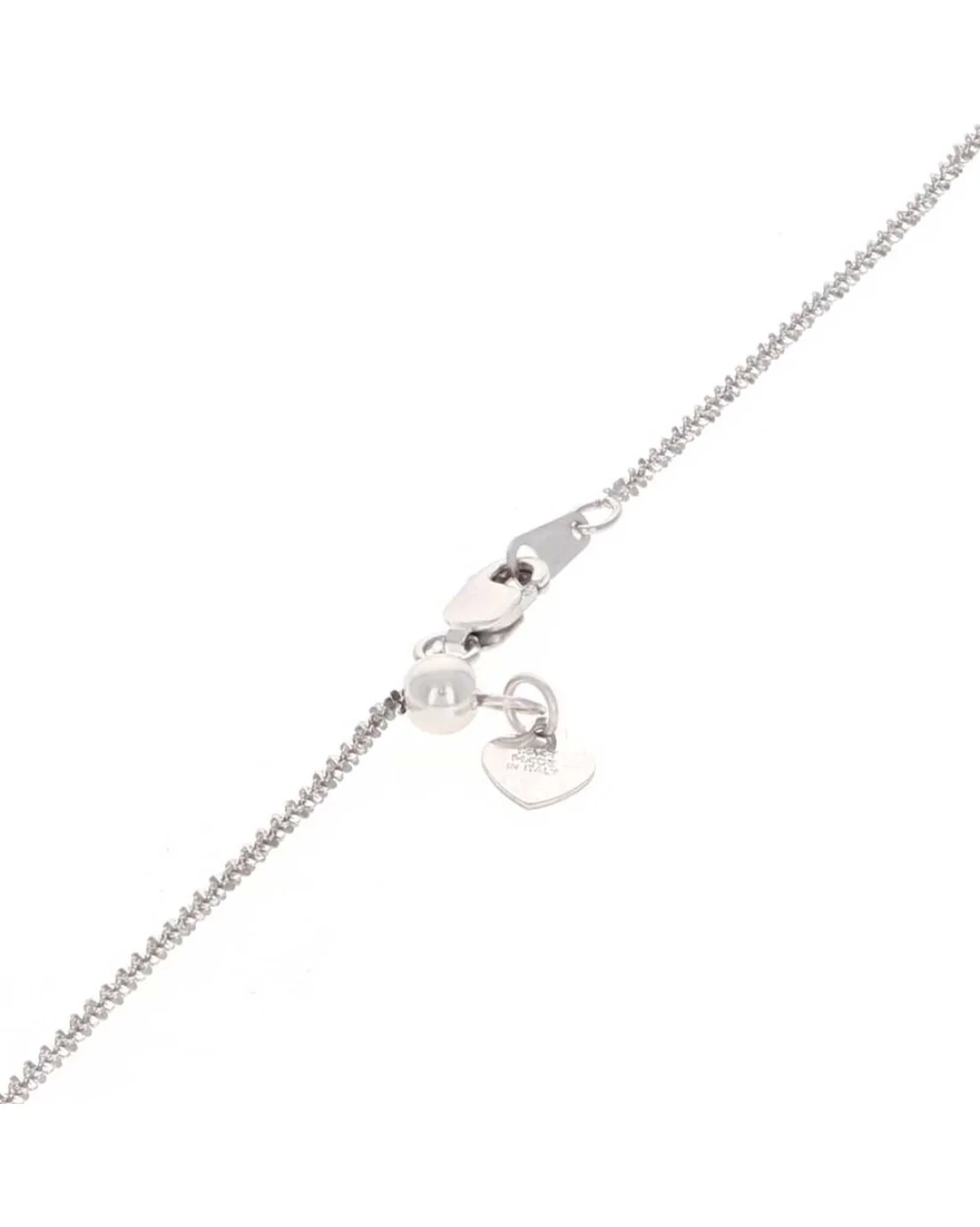 Amethyst and Diamond Halo Drop on Mirror Chain - Image 2