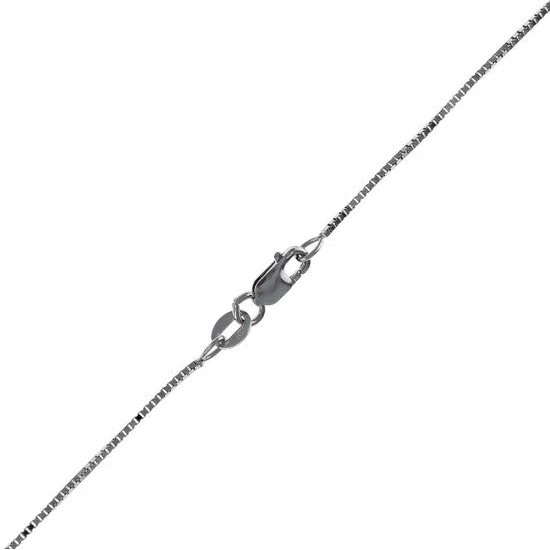 14K White Gold Aquamarine and Diamond Accent Swirl Necklace - Image 2