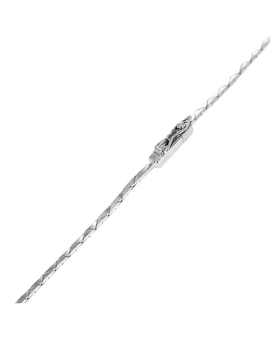 Aquamarine and Diamond Station Necklace - Image 2