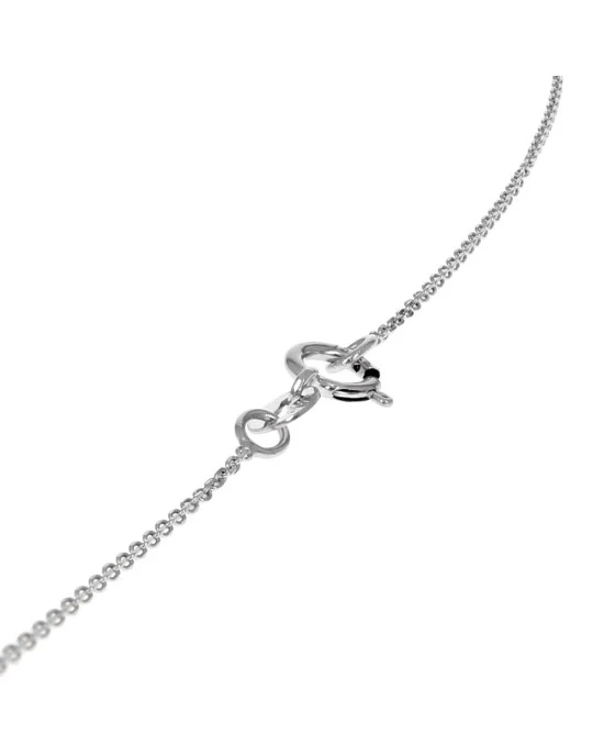 Australian Blue Sapphire and Diamond Accent Drop Necklace - Image 2