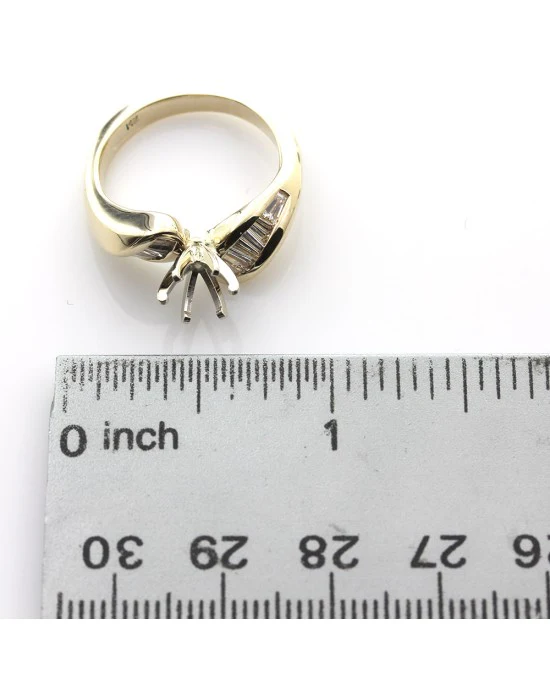 Baguette Diamond Bypass Mounting - Image 3