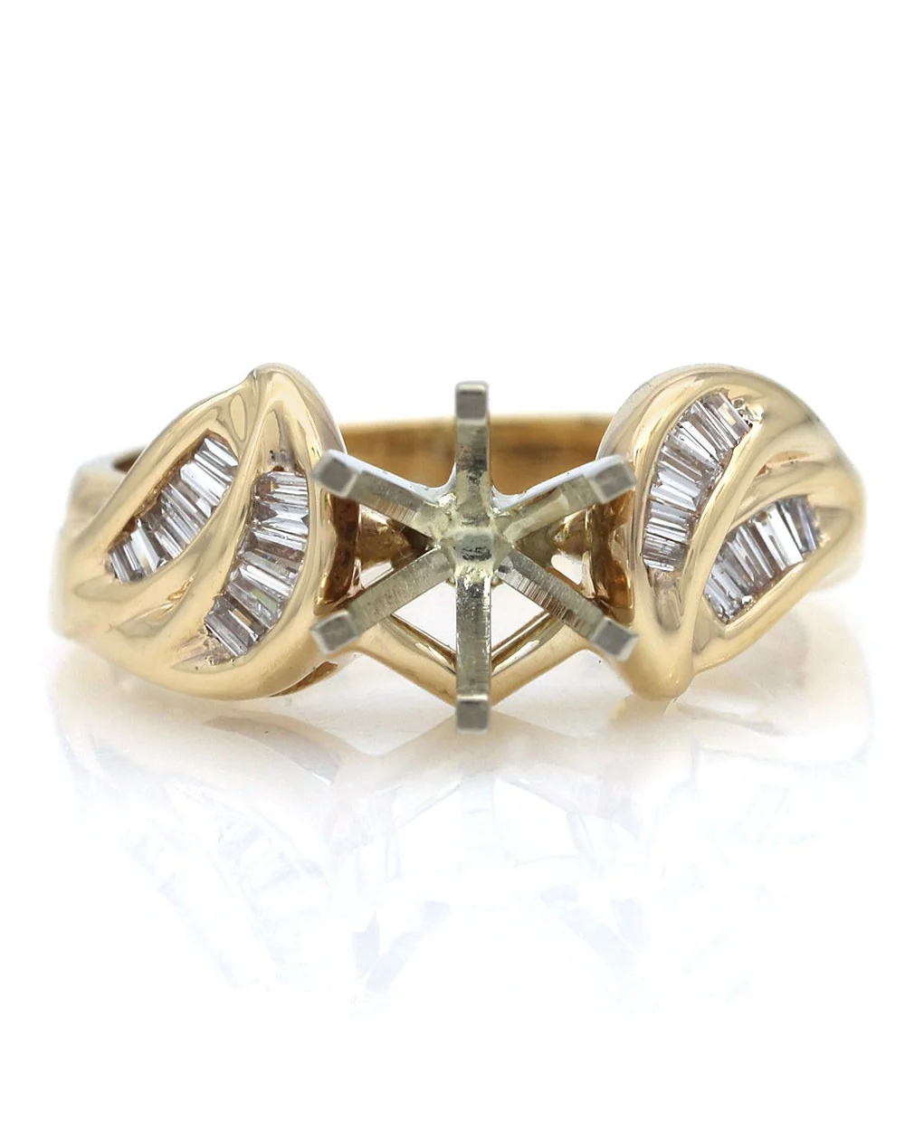 Baguette Diamond Semi Mount - Image 2