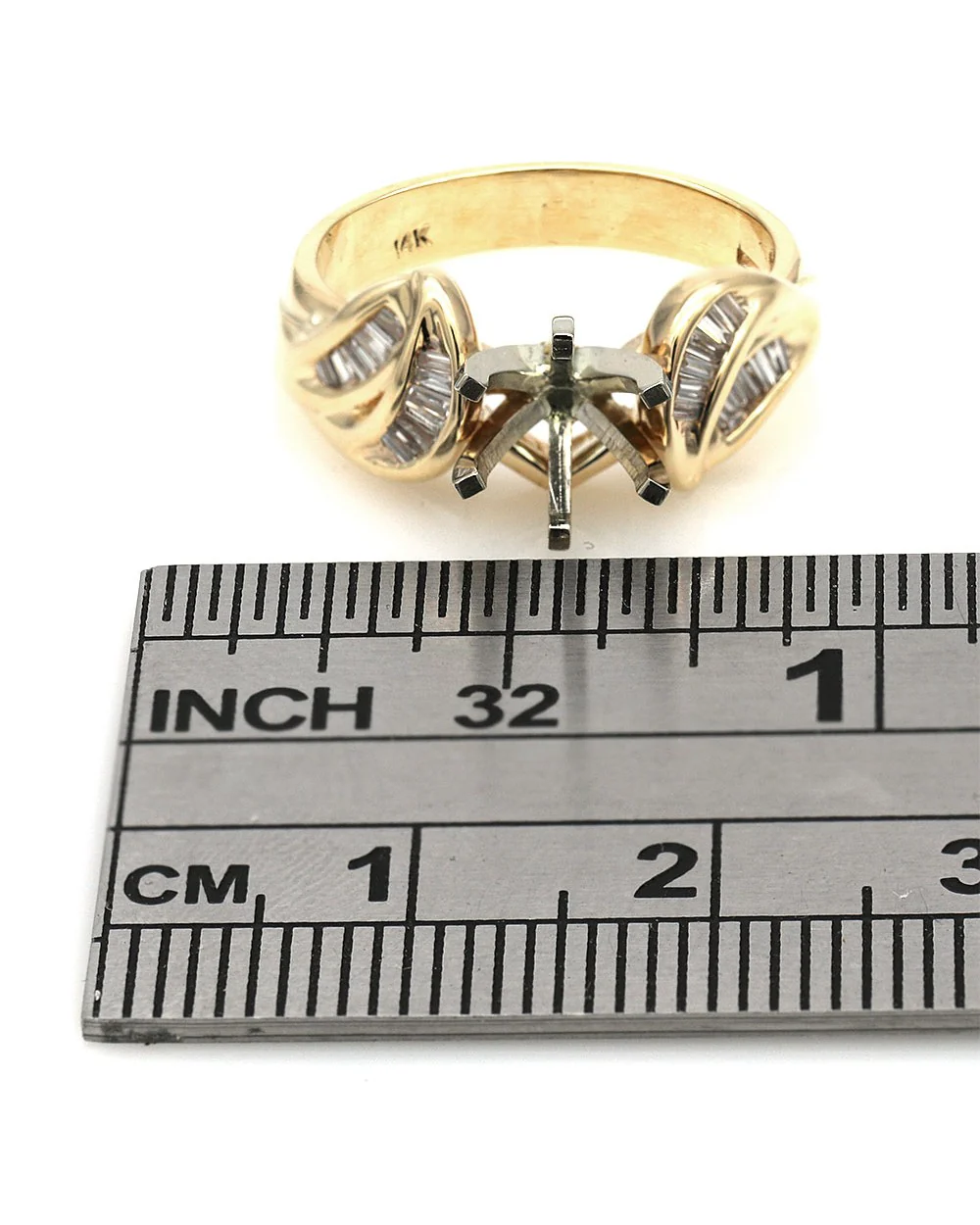 Baguette Diamond Semi Mount - Image 3