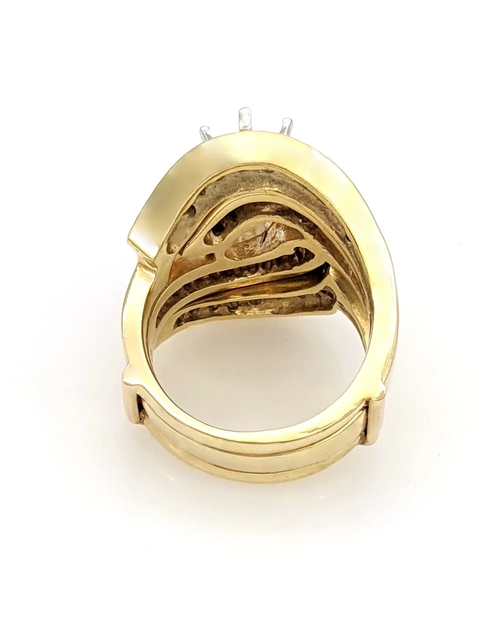 Baguette Diamond Semi Mount and Guard Set - Image 3