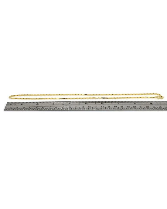 Baht Chain Necklace in 22K Gold - Image 3