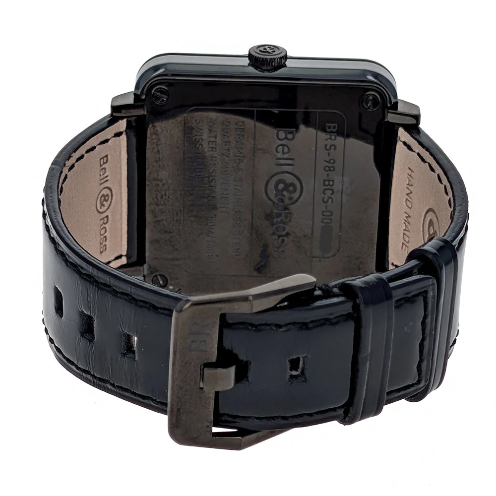 Bell & Ross Aviation 39mm Black Ceramic Diamonds BRS 98 BCS - Image 5