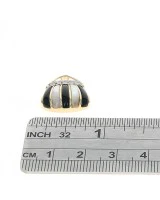 Black Onyx, Mother of Pearl and Diamond Purse Charm - Image 3