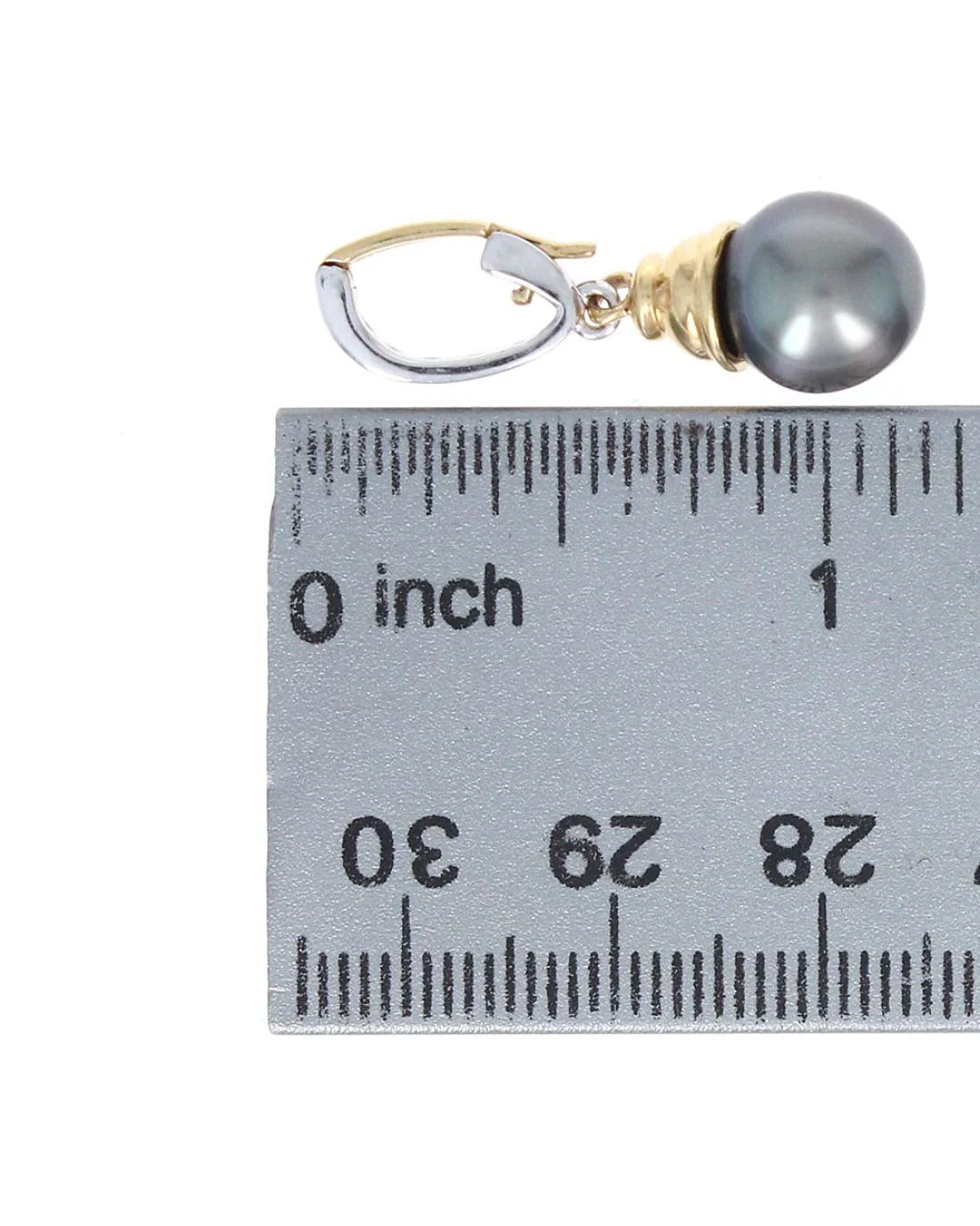 Black South Sea Pearl and Diamond Pendant - Image 3