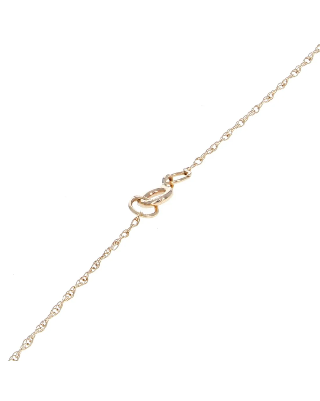 Blue Sapphire and Diamond Double Halo Drop Necklace in White and Yellow Gold - Image 2