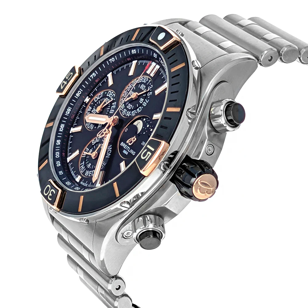 Breitling Super Chronomat 44 Four-Year Calendar Stainless Steel Rose Gold I19320 - Image 3