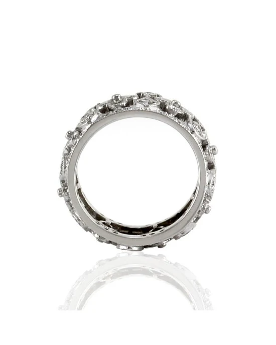 Brilliant Stars Diamond Floral Band in Gold - Image 2