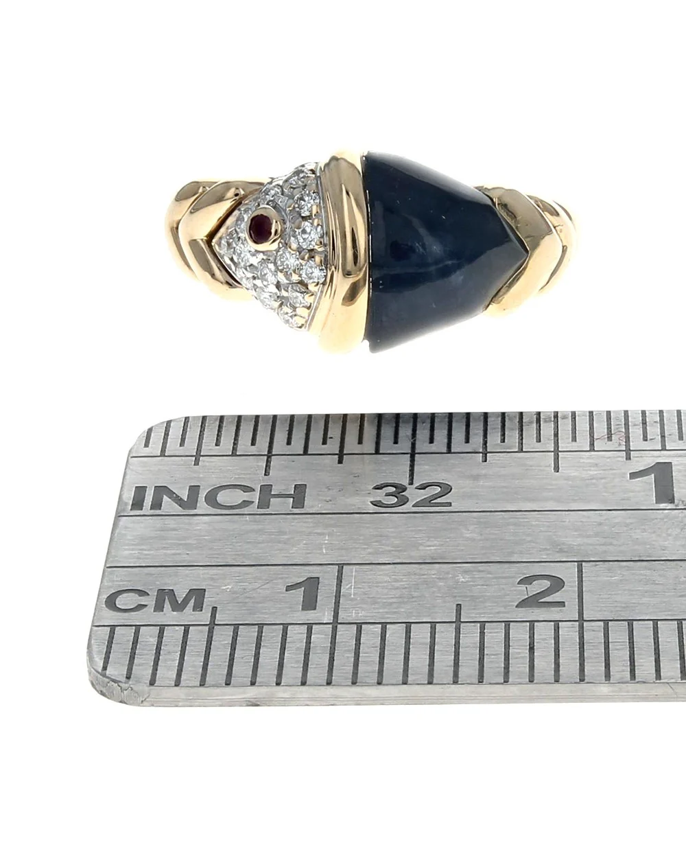 Bvlgari Naturalia Fish Star Sapphire Ring - Image 3
