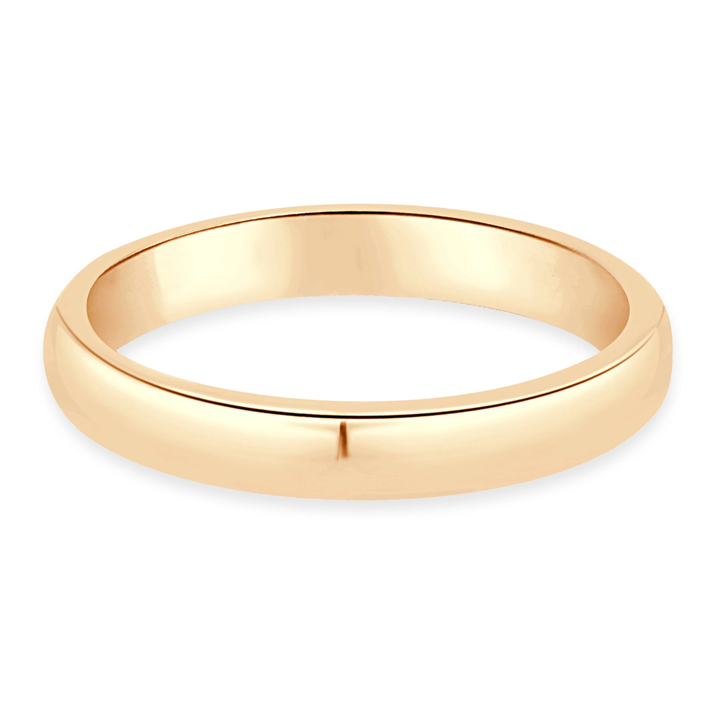 Cartier 18 Karat Rose Gold 1895 Wedding Band 3.5mm - Image 2