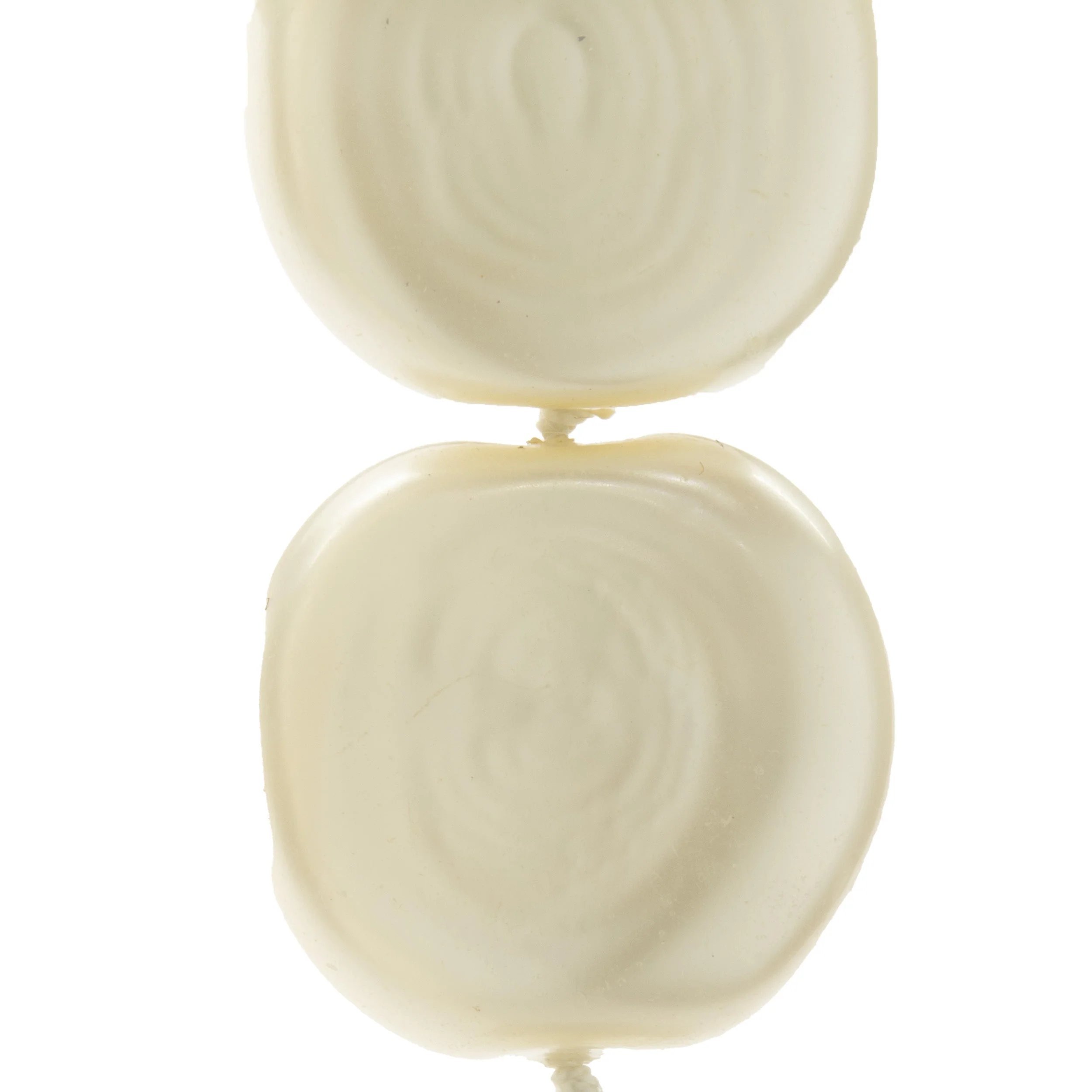Chanel Pancake Pearl Necklace with Pearl Lariat - Image 3