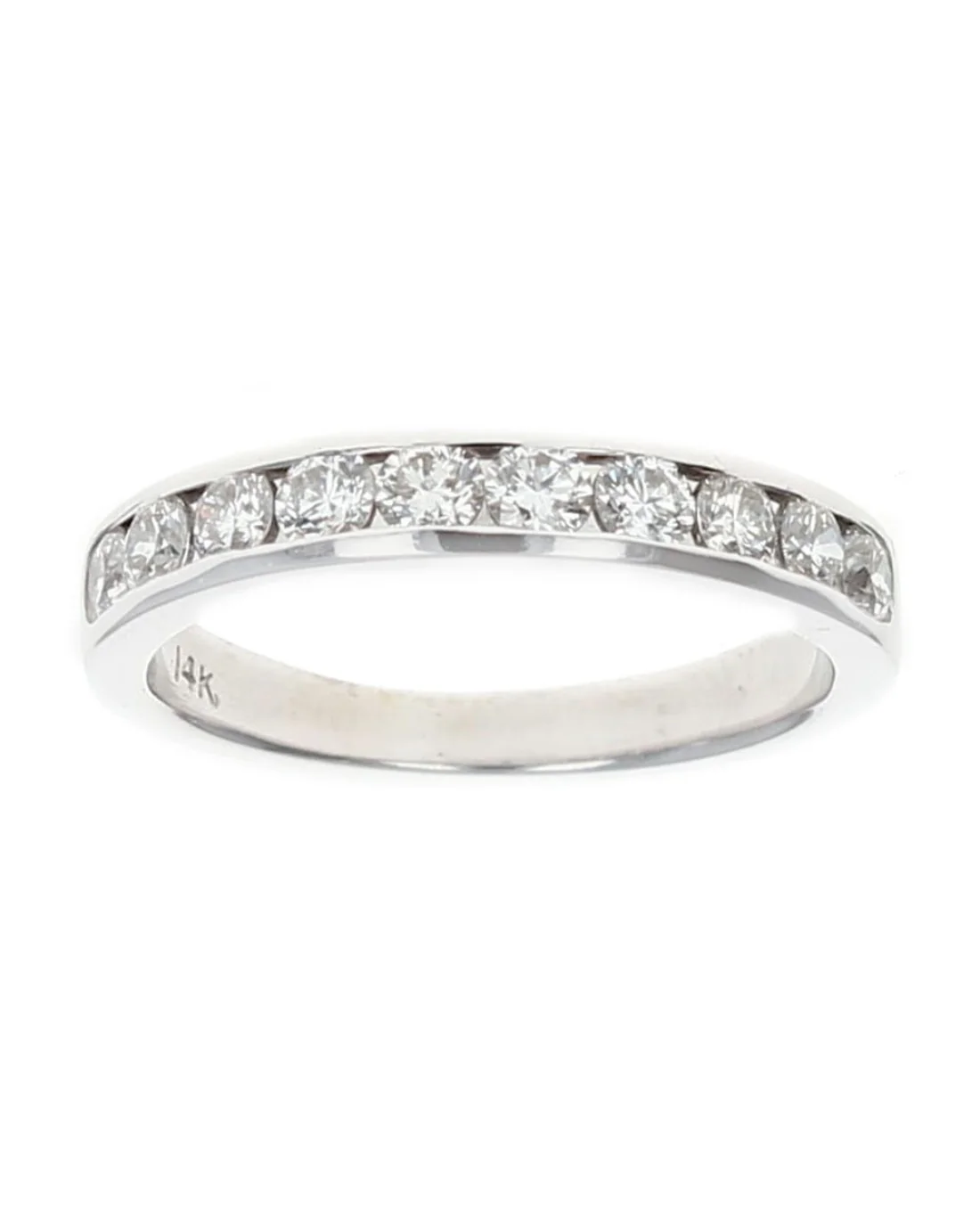 Channel Set Diamond Band Ring - Image 2
