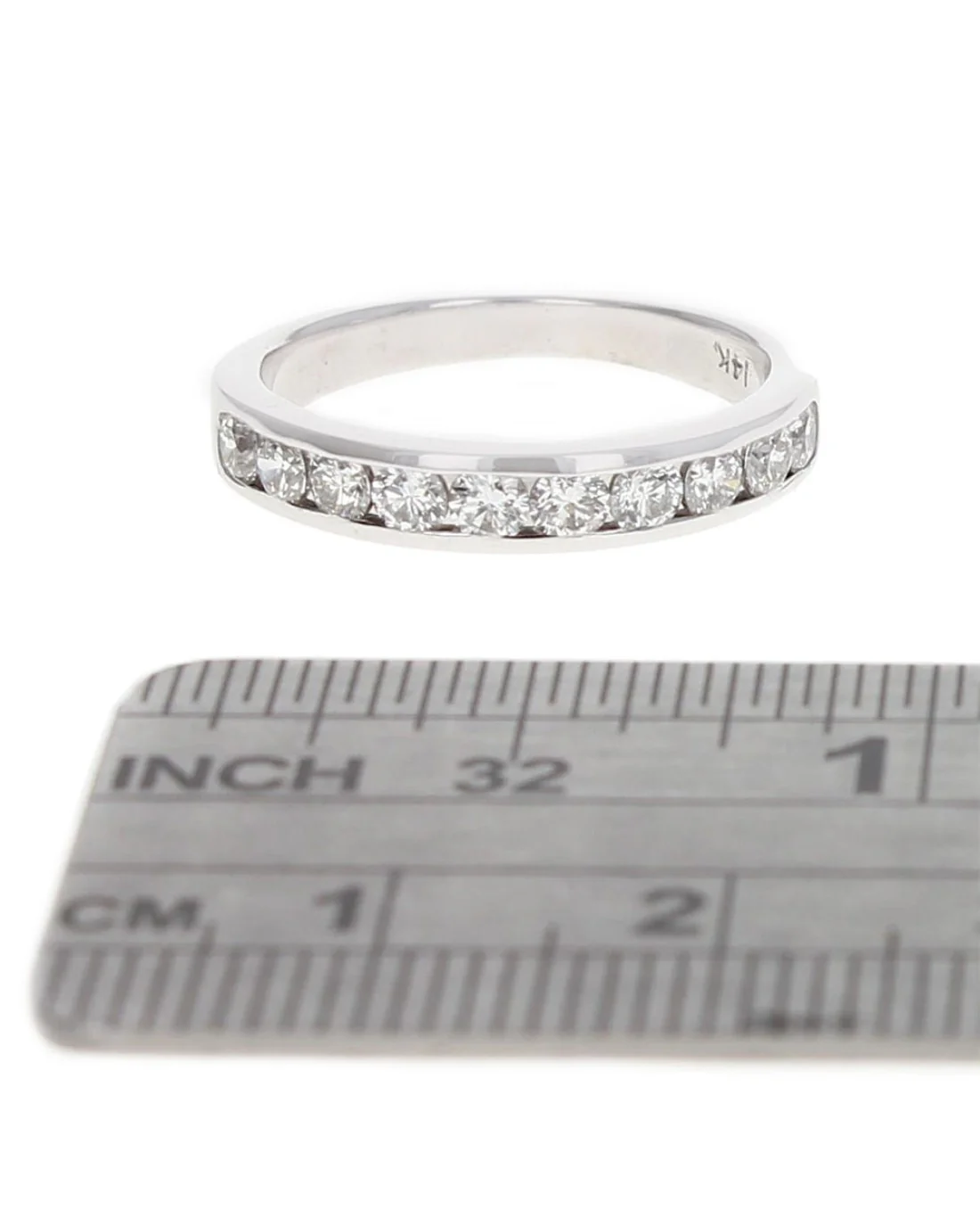 Channel Set Diamond Band Ring - Image 3