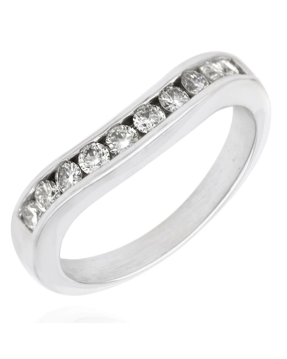 Channel Set Diamond Guard Ring