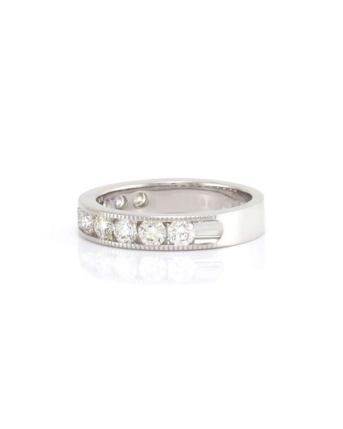Channel Set Diamond Ring in Gold - Image 3