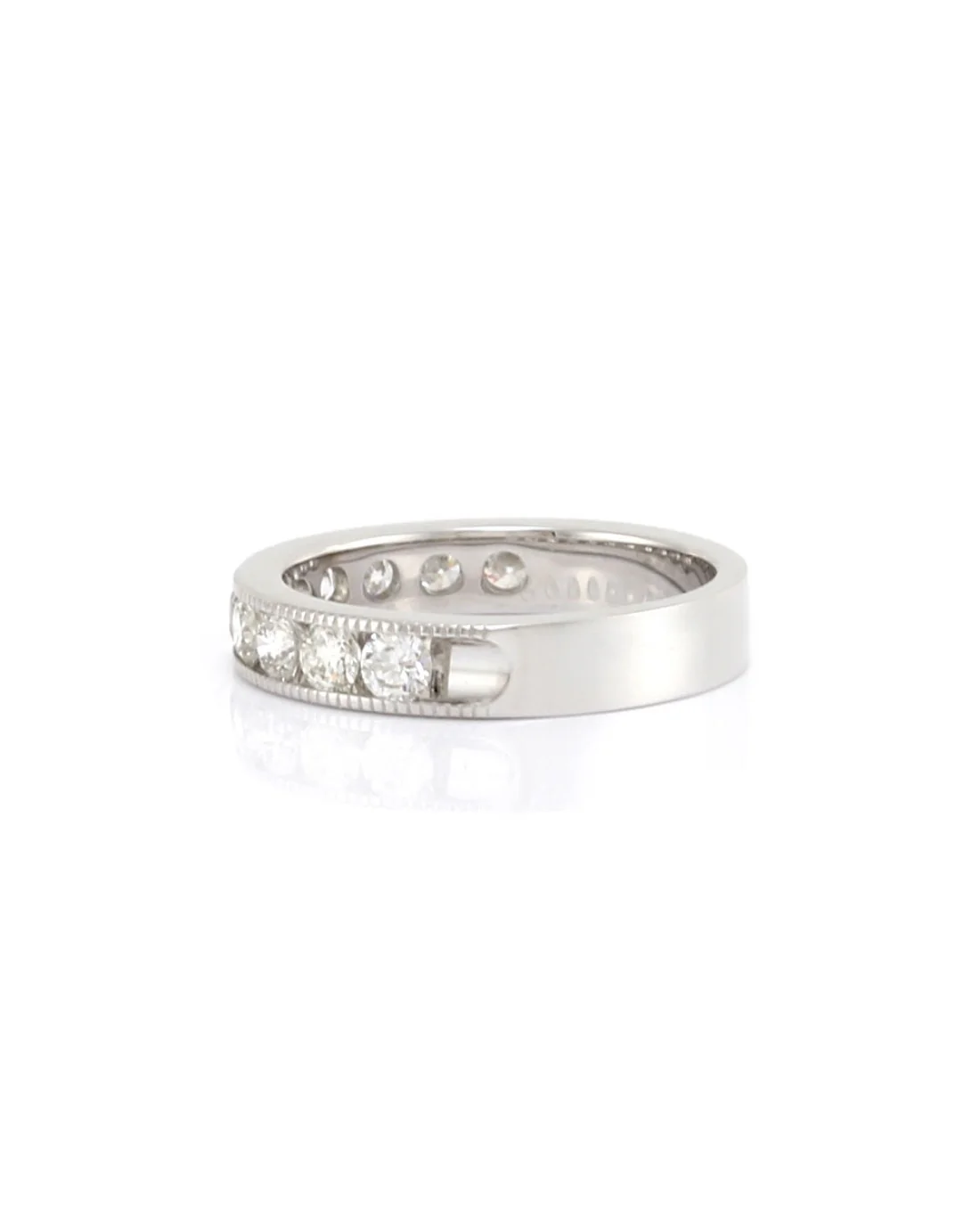 Channel Set Diamond Ring in Gold - Image 4