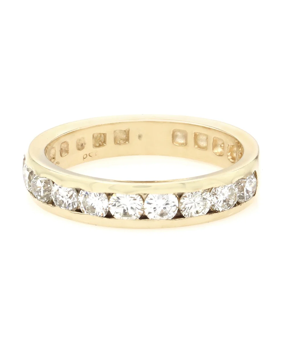 Channel Set Diamond Ring in Gold - Image 2