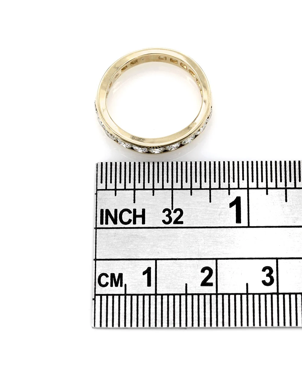 Channel Set Diamond Ring in Gold - Image 3