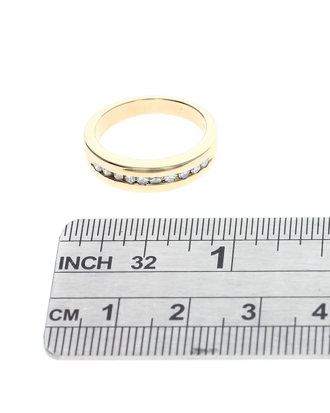 Channel Set Diamond Tapered Band - Image 4