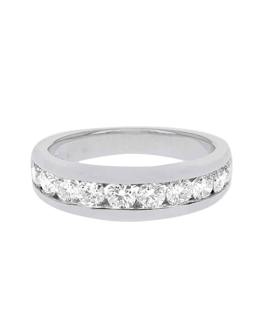 Channel Set Round Diamond Band - Image 2