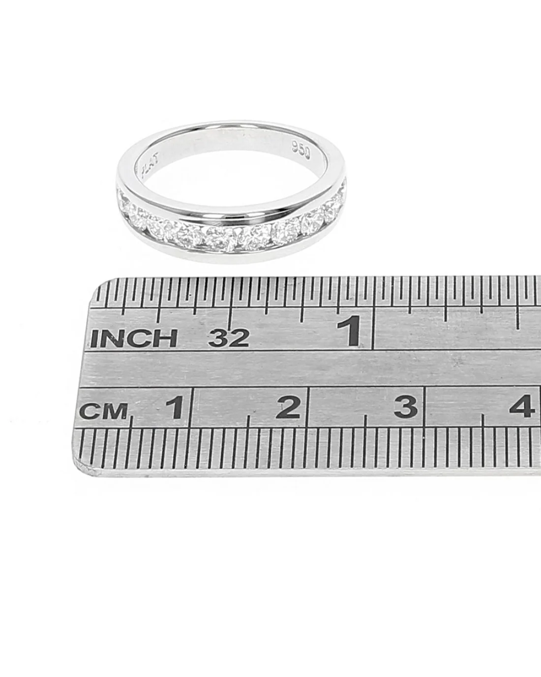 Channel Set Round Diamond Band - Image 3