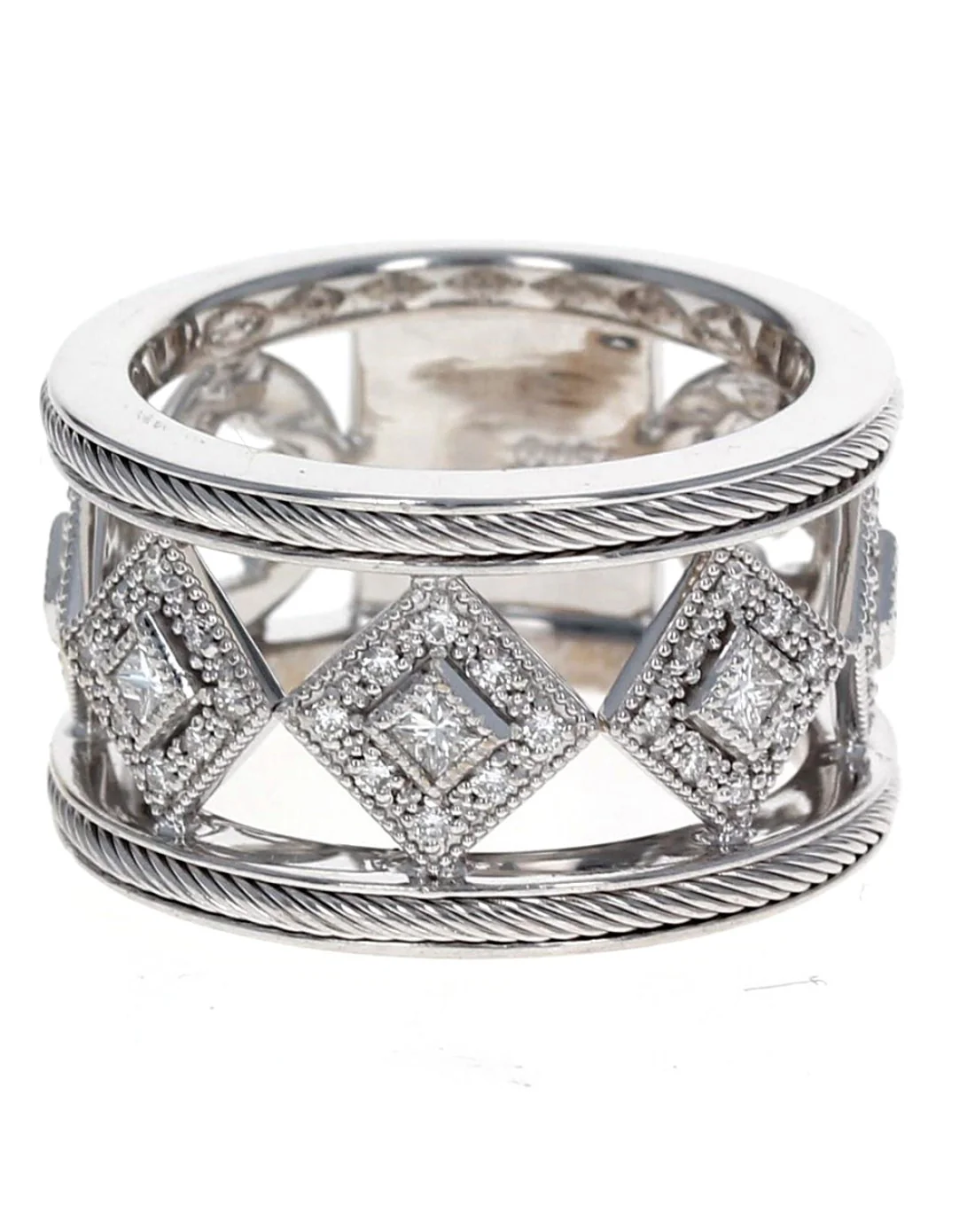 Charriol Diamond Station Band Ring - Image 2
