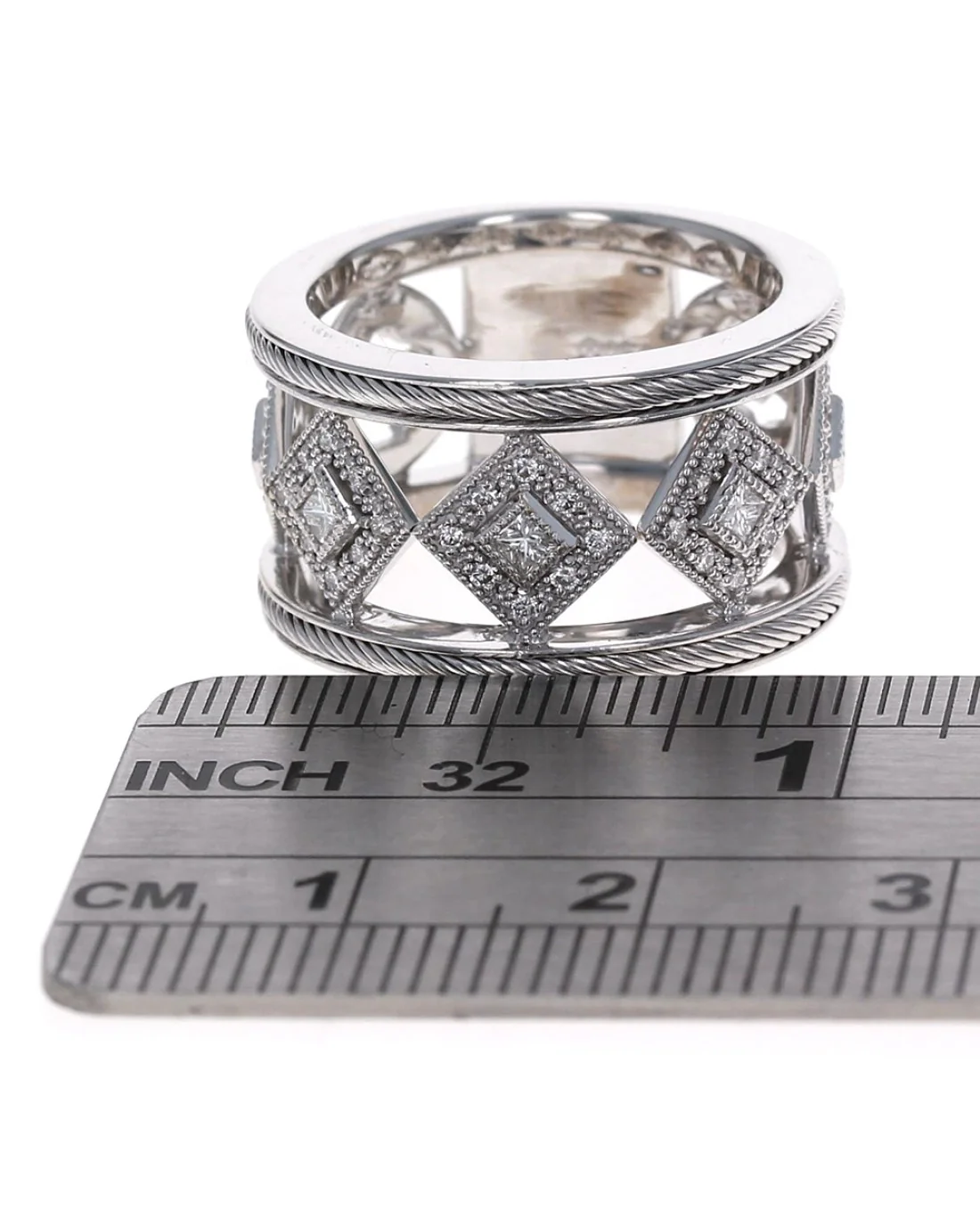 Charriol Diamond Station Band Ring - Image 3