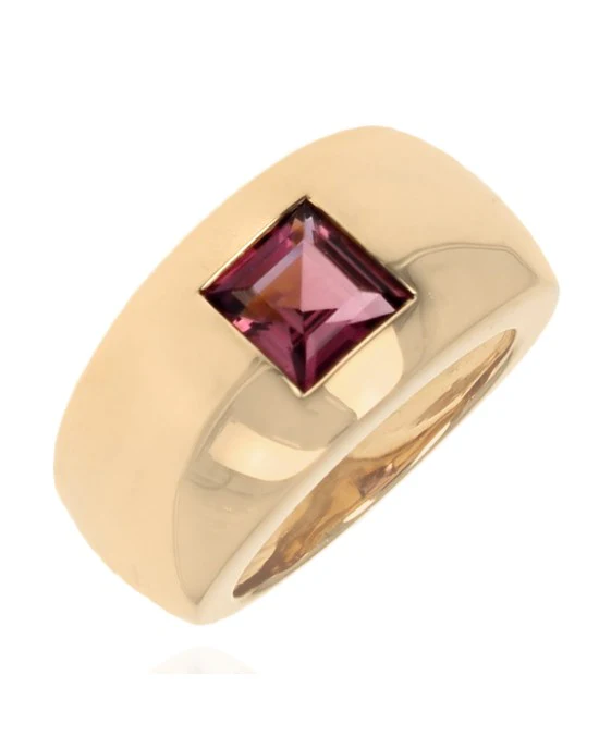 Chaumet Pink Tourmaline Tapered Band