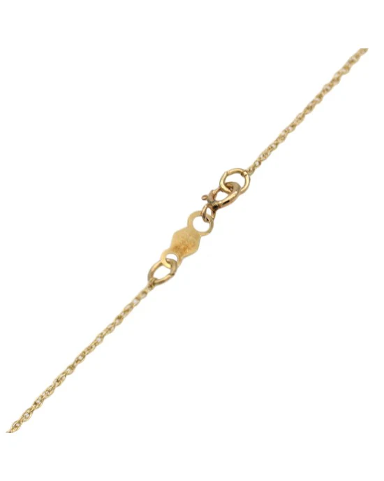 Citrine Flower Necklace in Yellow Gold - Image 2