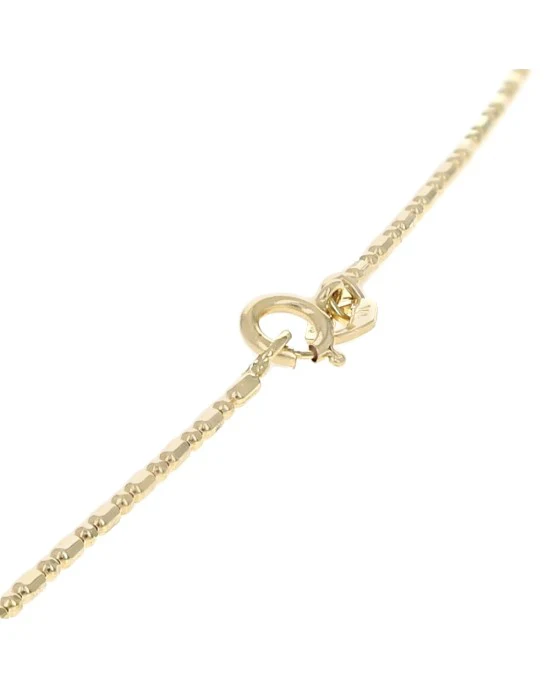 Citrine Solitaire Drop Necklace in Yellow Gold - Image 2