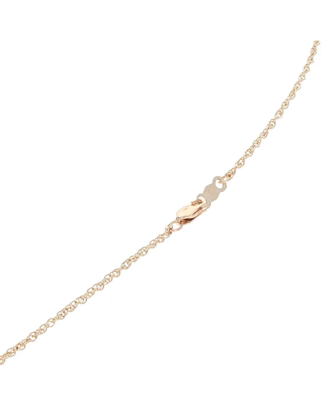Coated Blue Topaz and Diamond Halo Necklace in White and Yellow Gold - Image 2