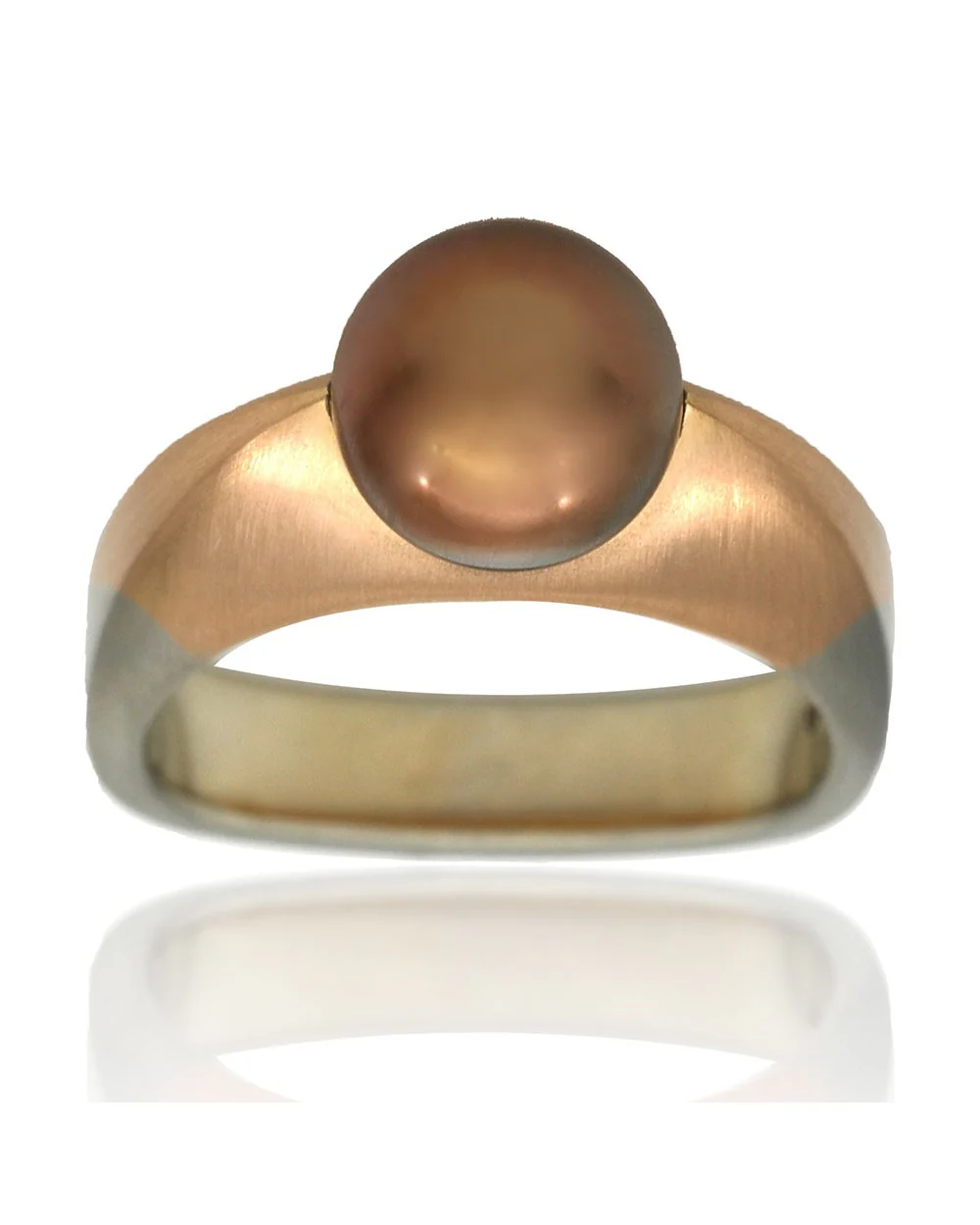 Coffin & Trout Bronze Pearl Ring