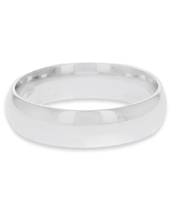 Comfort Band Ring in White Gold - Image 2