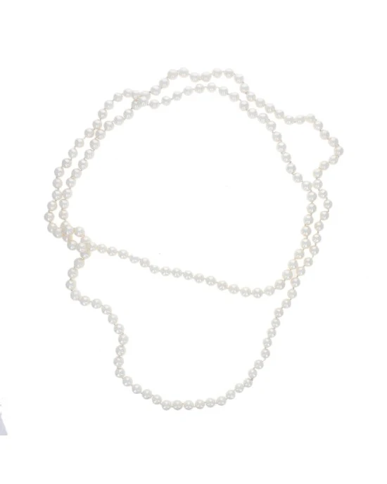Continuous White Pearl Strand 56in - Image 2