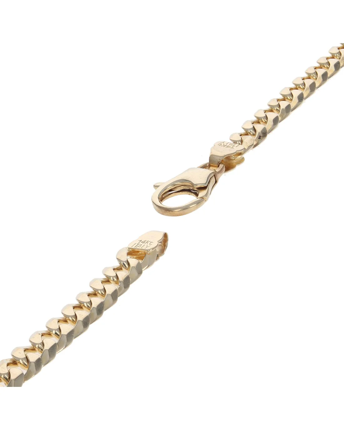 Curb Chain Bracelet in Yellow Gold - Image 2