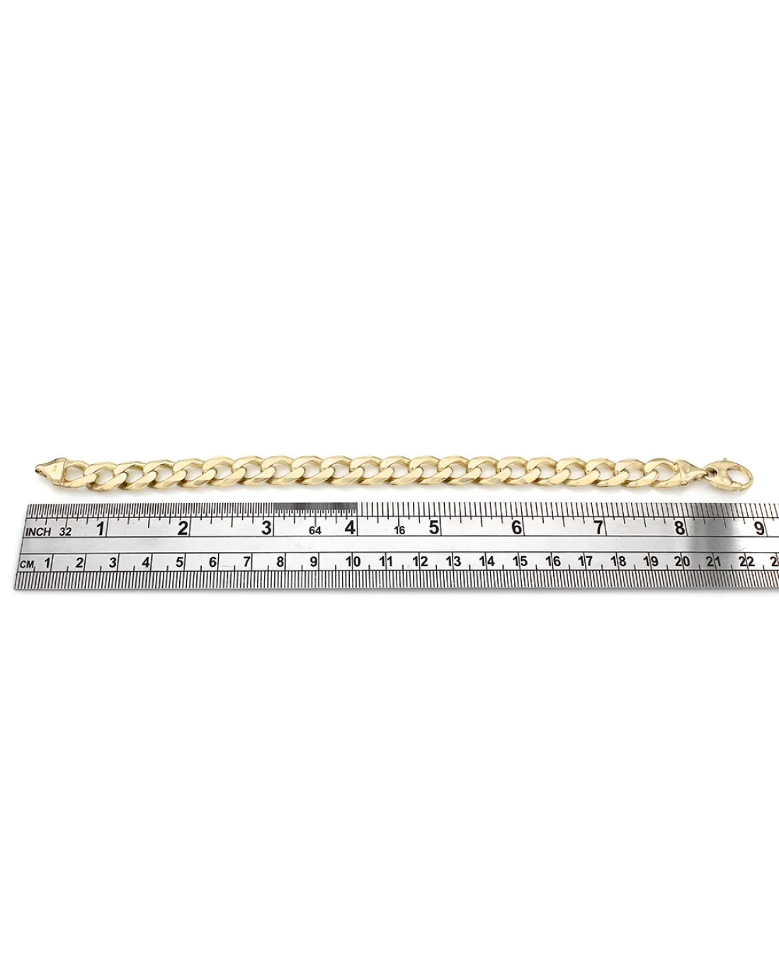 Curb Link Chain Bracelet in Gold - Image 3