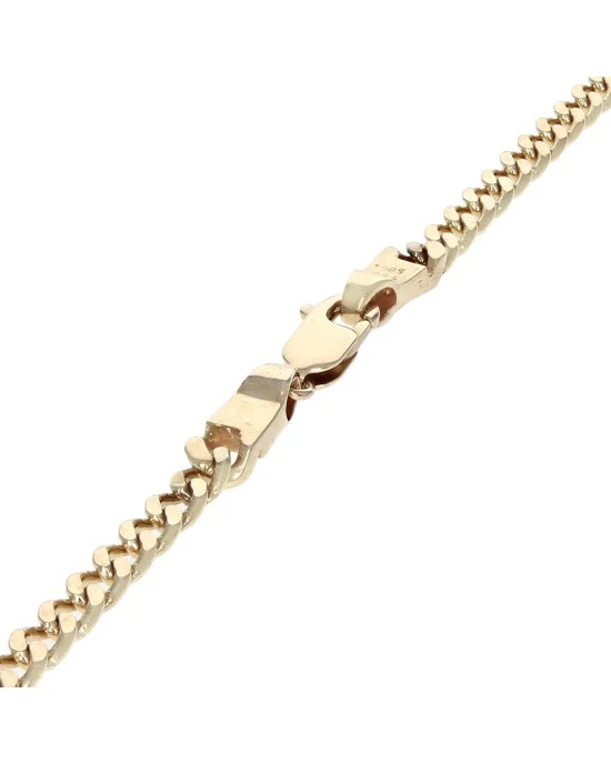 Curb Link Chain in Yellow Gold - Image 2