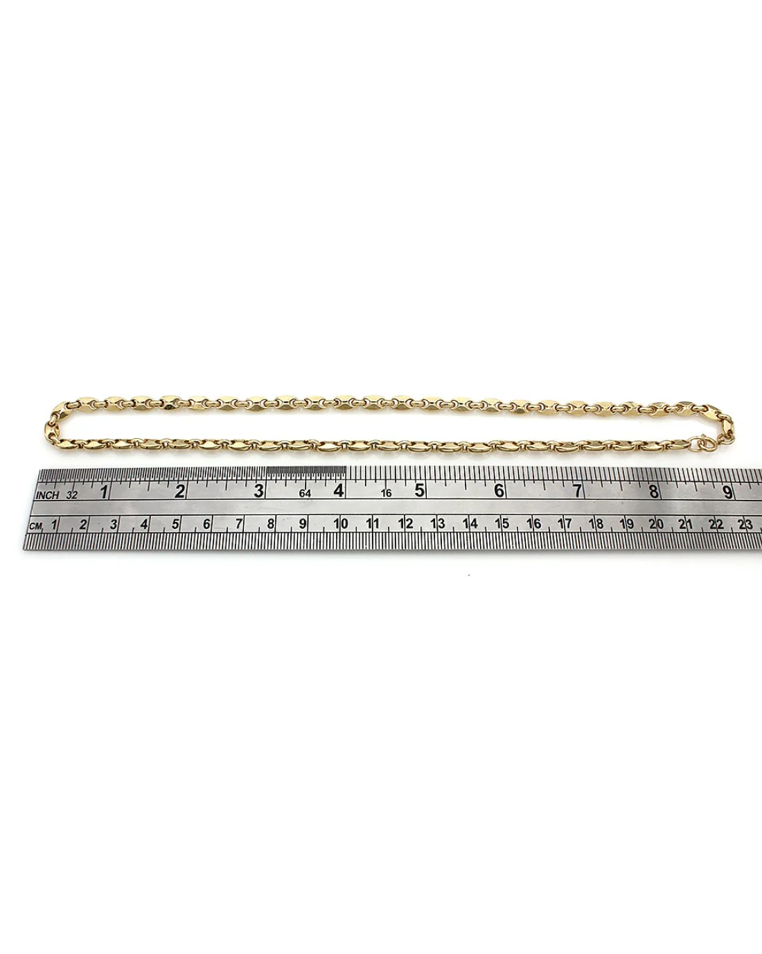 Custom Mariner Link Chain in Gold - Image 3