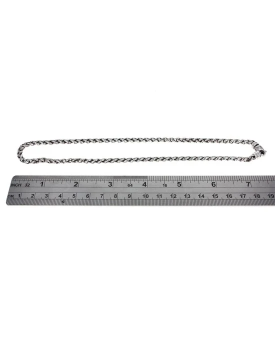 David Yurman Classic Wheat Necklace in Sterling Silver - Image 3